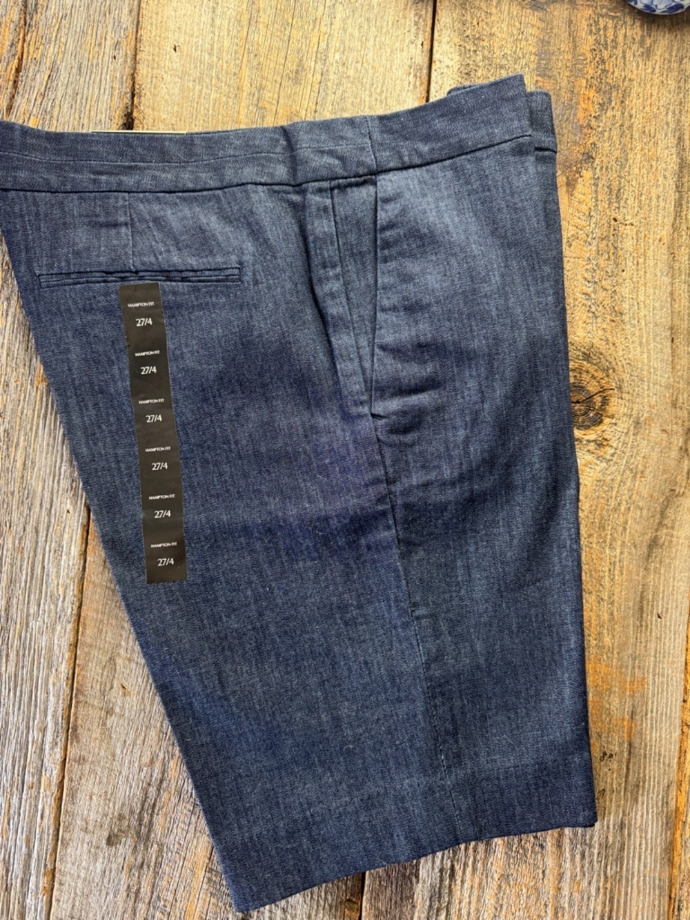 Banana Republic Blue Denim Bermuda Short Size 27 NWOT - Picture 2 of 10